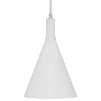 Ceramic Ceiling Pendant Light White Gypsum Lamp Shade - Energy Light Bulbs - Free delivery on all orders