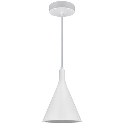 Ceramic Ceiling Pendant Light White Gypsum Lamp Shade - Energy Light Bulbs - Free delivery on all orders