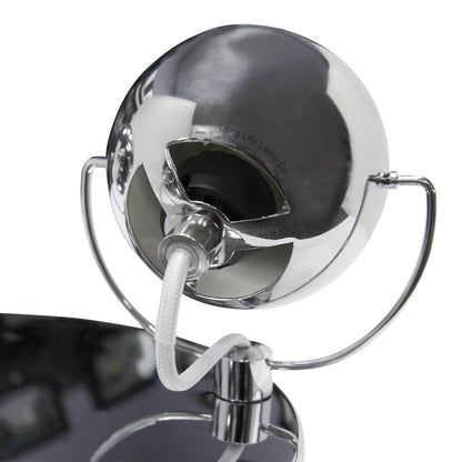 Chrome 3 Way Adjustable Eyeball Ceiling Spotlight GU10 - Energy Light Bulbs - Free delivery on all orders