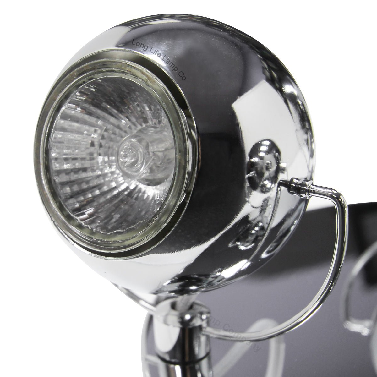 Chrome 3 Way Adjustable Eyeball Ceiling Spotlight GU10 - Energy Light Bulbs - Free delivery on all orders