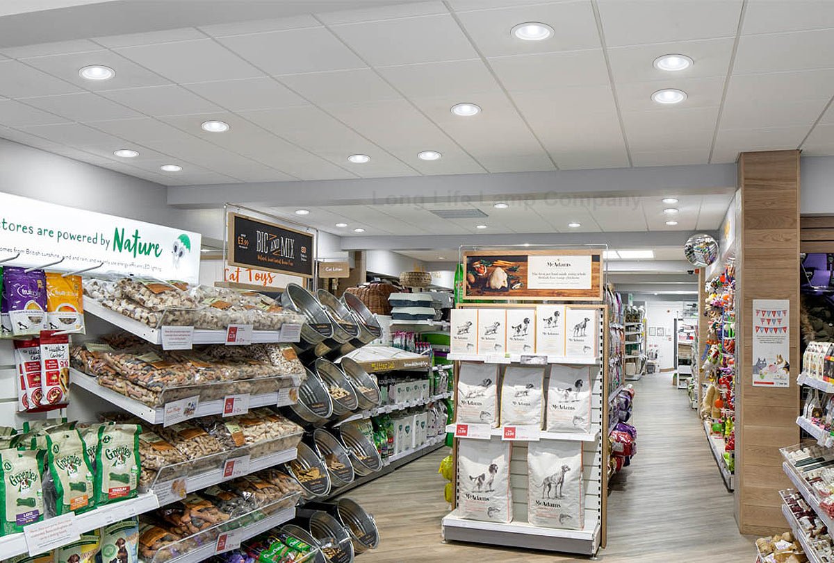 COB 12W Recessed Commercial LED Downlight 6000K - Energy Light Bulbs - Free delivery on all orders