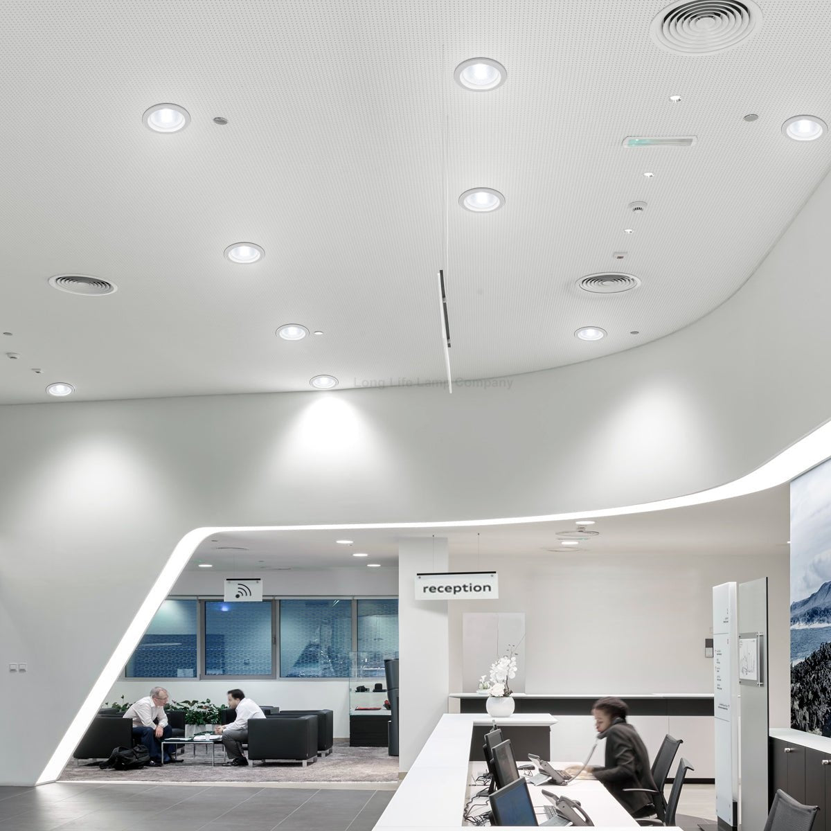 COB 12W Recessed Commercial LED Downlight 6000K - Energy Light Bulbs - Free delivery on all orders