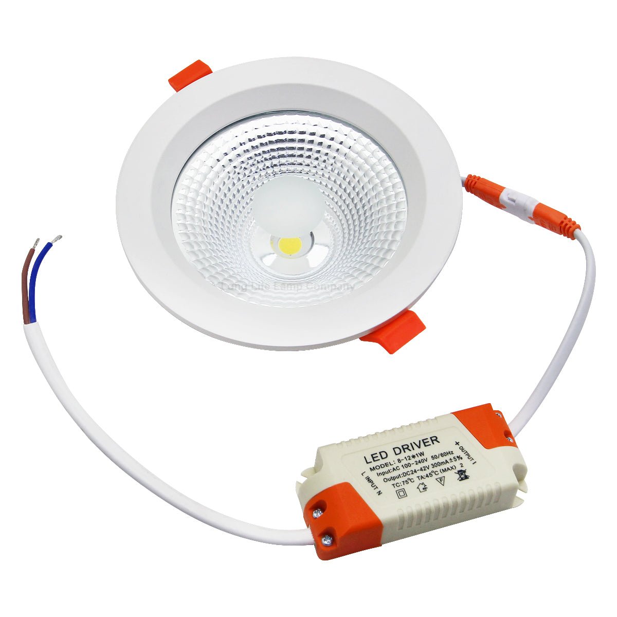 COB 12W Recessed Commercial LED Downlight 6000K - Energy Light Bulbs - Free delivery on all orders