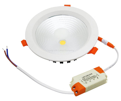 COB 18W Recessed Commercial LED Downlight 6000K - Energy Light Bulbs - Free delivery on all orders