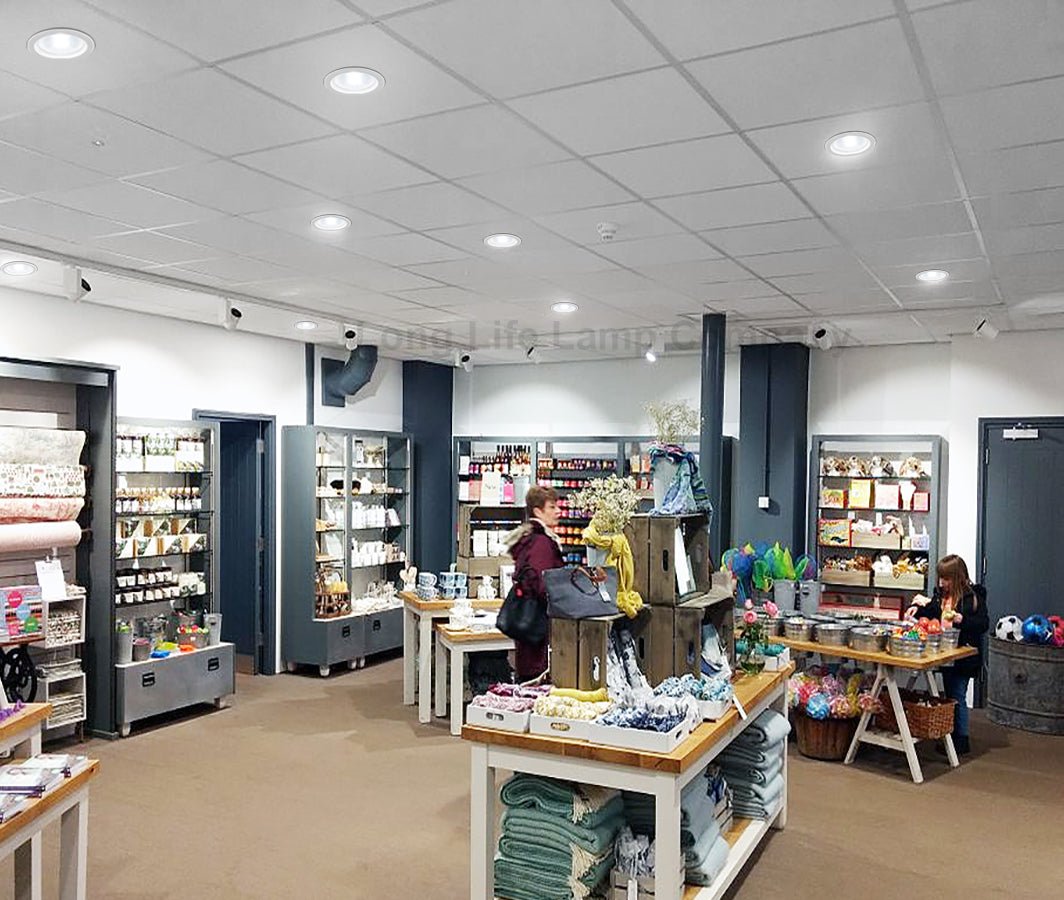 COB 18W Recessed Commercial LED Downlight 6000K - Energy Light Bulbs - Free delivery on all orders