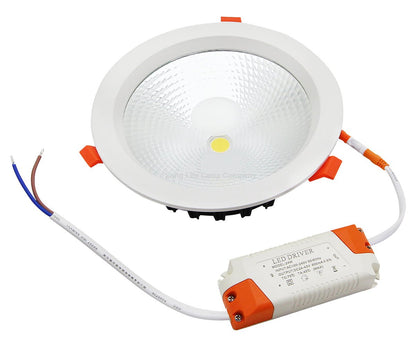 COB 24W Recessed Commercial LED Downlight 6000K - Energy Light Bulbs - Free delivery on all orders
