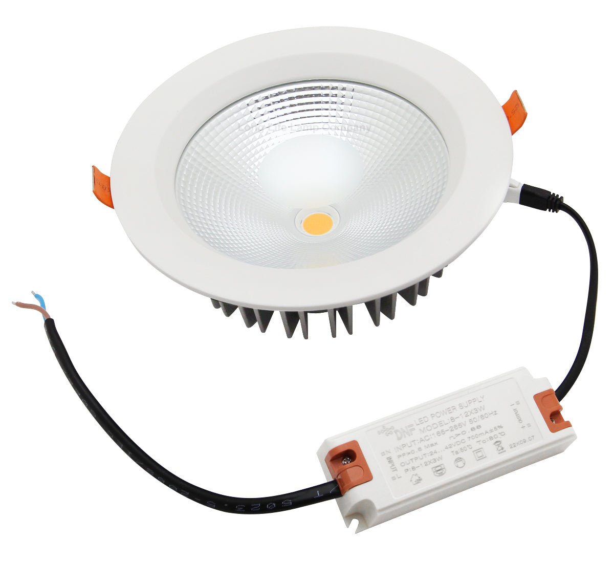 COB 30W Recessed Commercial LED Downlight 4000K - Energy Light Bulbs - Free delivery on all orders