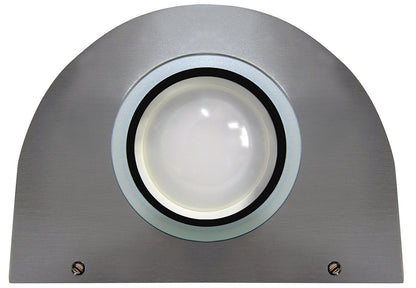 Cone Shape Outdoor Wall Light Stainless Steel Finish Exterior Single Downlight - Energy Light Bulbs - Free delivery on all orders
