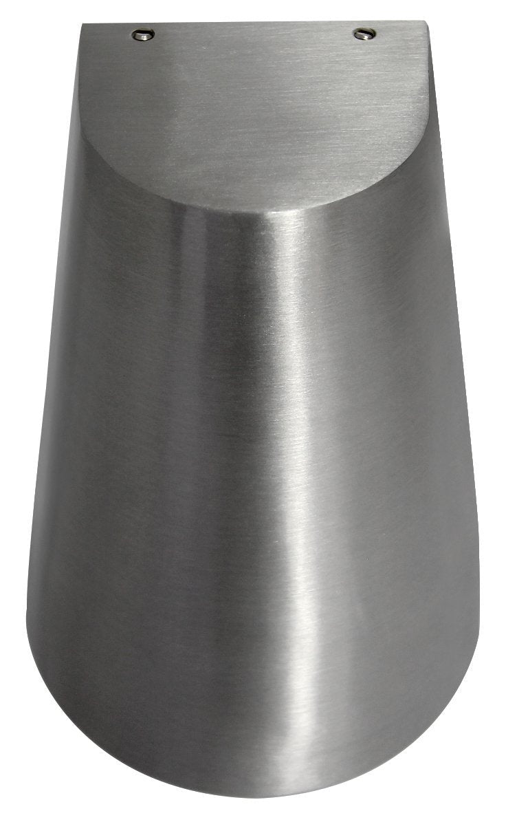 Cone Shape Outdoor Wall Light Stainless Steel Finish Exterior Single Downlight - Energy Light Bulbs - Free delivery on all orders