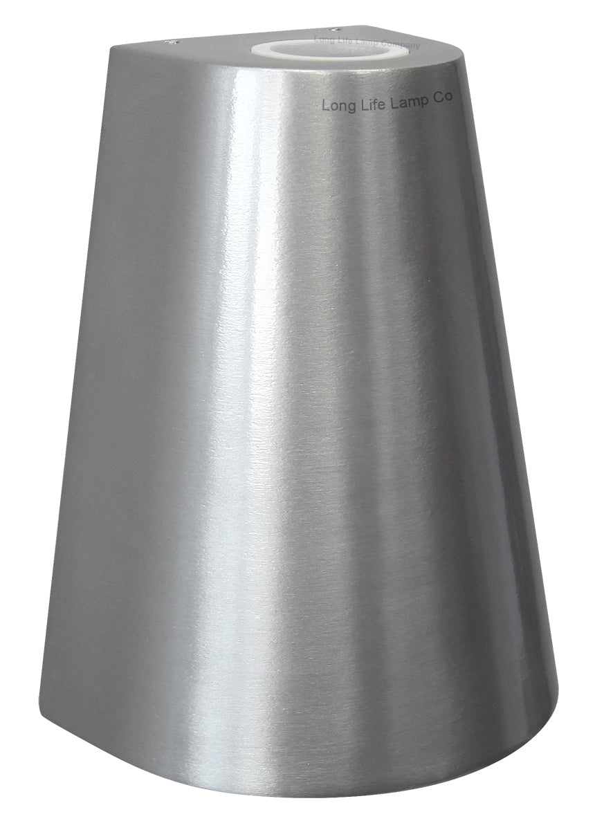 Cone Shape Up Down Outdoor Wall Light Stainless Steel Finish Exterior Double Downlighter - Energy Light Bulbs - Free delivery on all orders