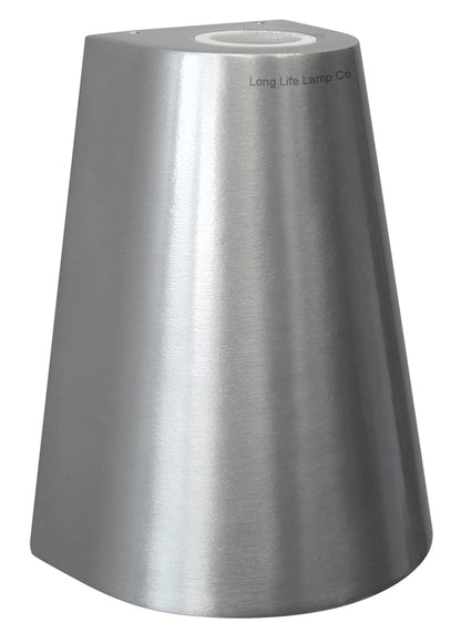 Cone Shape Up Down Outdoor Wall Light Stainless Steel Finish Exterior Double Downlighter - Energy Light Bulbs - Free delivery on all orders