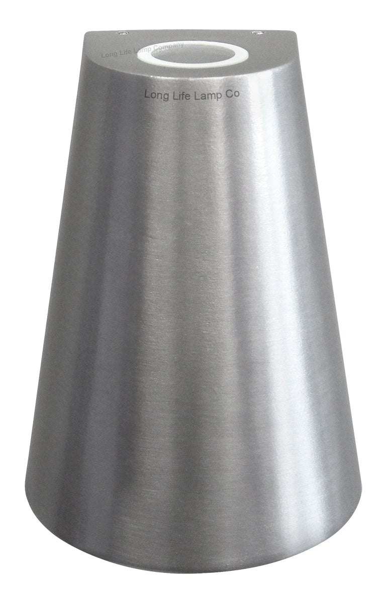 Cone Shape Up Down Outdoor Wall Light Stainless Steel Finish Exterior Double Downlighter - Energy Light Bulbs - Free delivery on all orders
