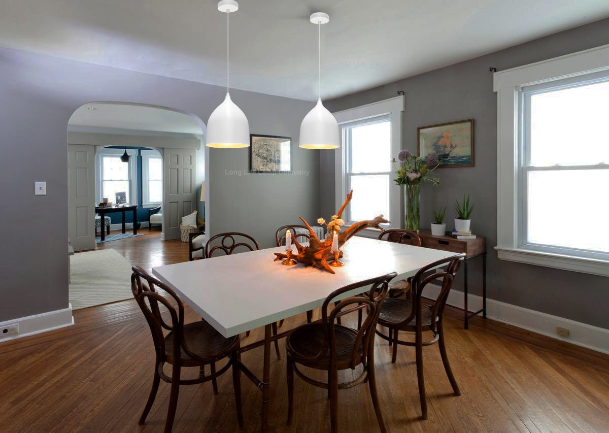 Contemporary Cream Ceiling Pendant Light Shade Fine Metal - Energy Light Bulbs - Free delivery on all orders
