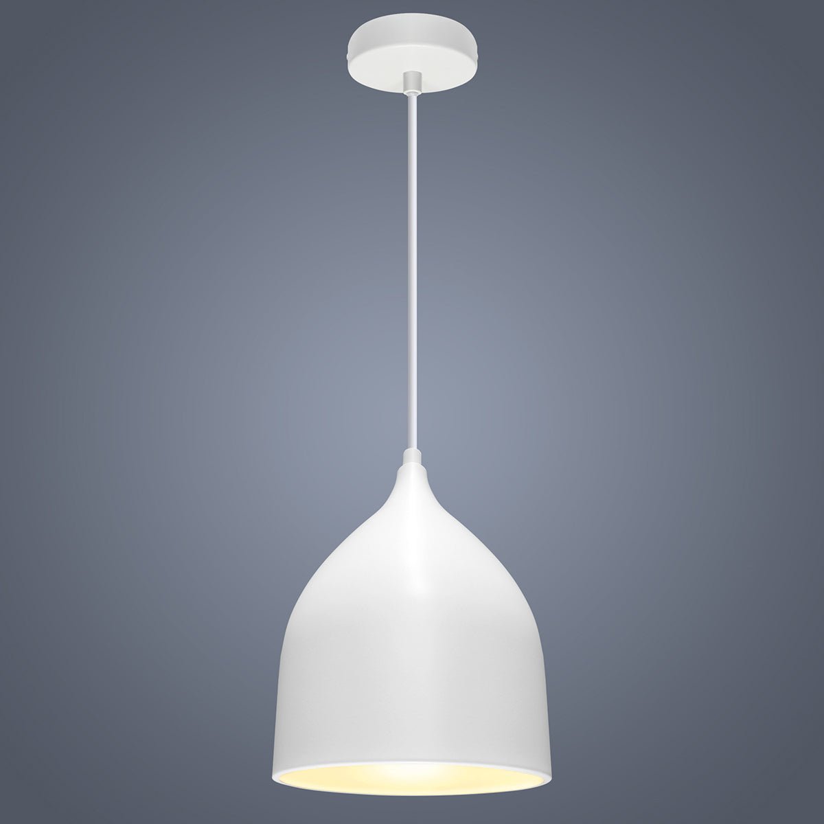 Contemporary Cream Ceiling Pendant Light Shade Fine Metal - Energy Light Bulbs - Free delivery on all orders