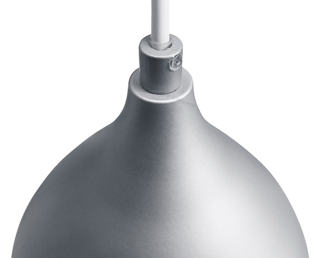 Contemporary Grey Ceiling Pendant Light Shade Fine Metal - Energy Light Bulbs - Free delivery on all orders