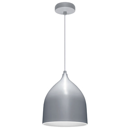 Contemporary Grey Ceiling Pendant Light Shade Fine Metal - Energy Light Bulbs - Free delivery on all orders