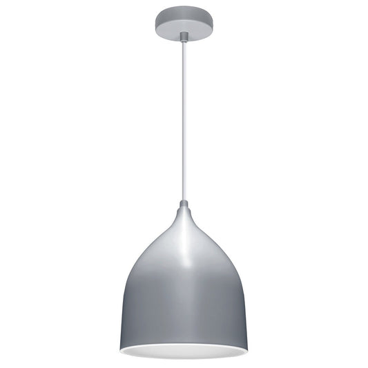 Contemporary Grey Ceiling Pendant Light Shade Fine Metal - Energy Light Bulbs - Free delivery on all orders