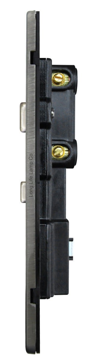 Cooker Switch 45AMP & 13AMP Plug Socket Brush Chrome - Energy Light Bulbs - Free delivery on all orders
