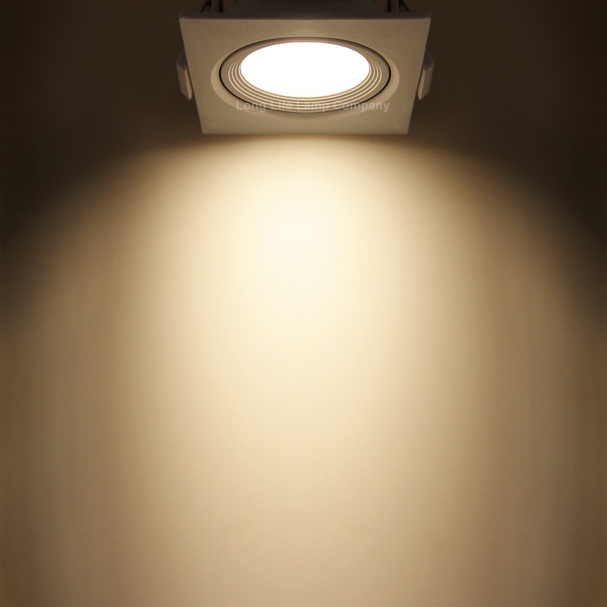 Cool White 3w Adjustable LED Recessed Ceiling Downlight Square CLS2 - Energy Light Bulbs - Free delivery on all orders