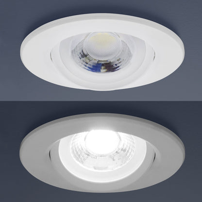 Cool White 3w LED Recessed Ceiling Downlight Adjustable - Energy Light Bulbs - Free delivery on all orders