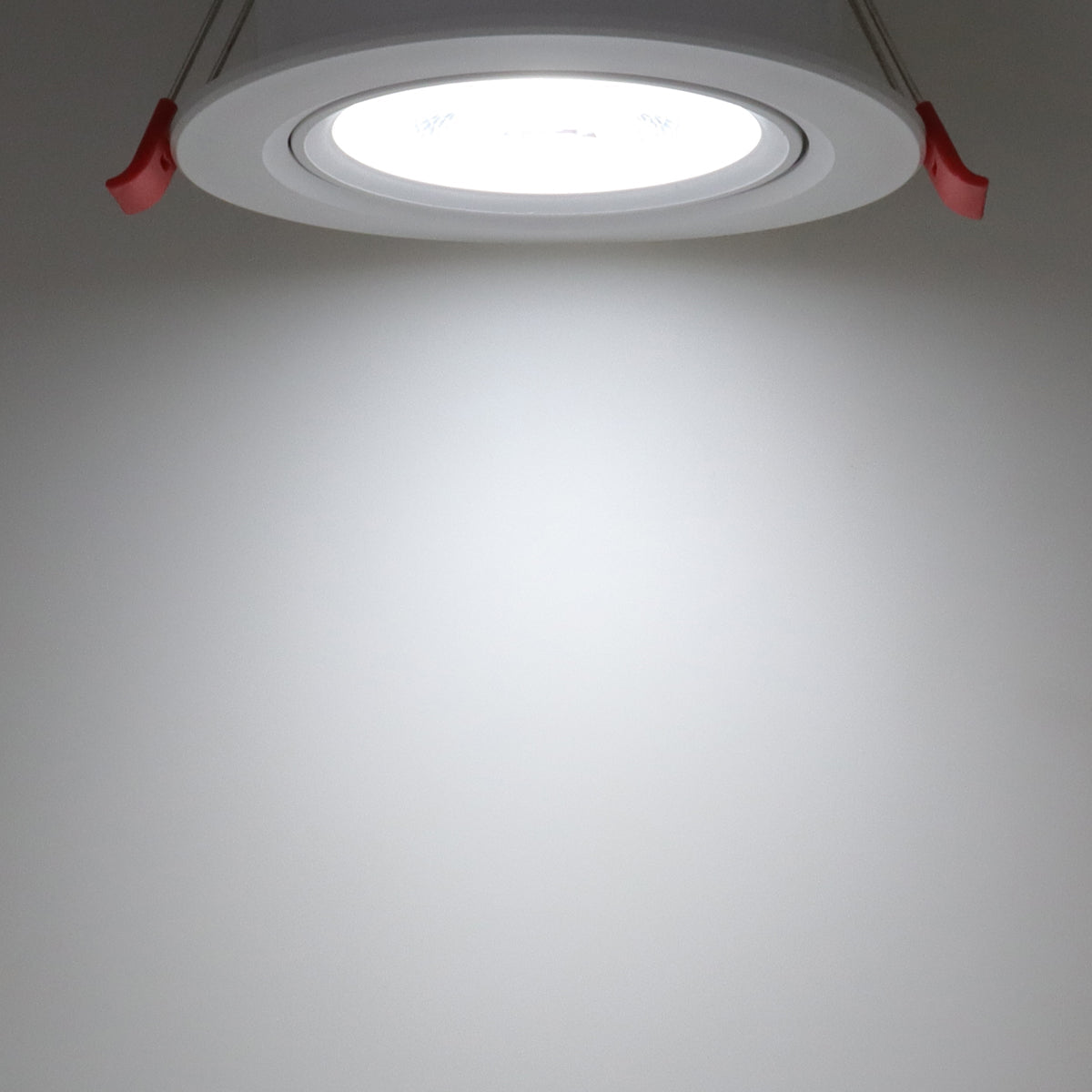 Cool White 7w LED Recessed Ceiling Downlight Adjustable - Energy Light Bulbs - Free delivery on all orders