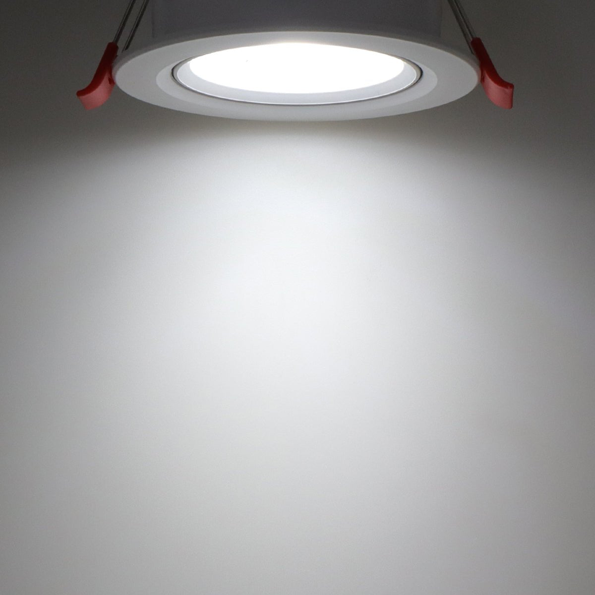 Cool White 7w LED Recessed Ceiling Downlight Adjustable - Energy Light Bulbs - Free delivery on all orders
