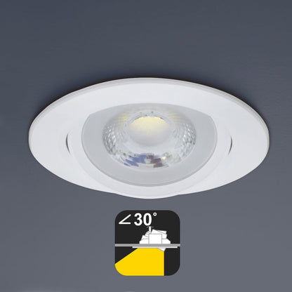 Cool White 9w LED Recessed Ceiling Downlight Adjustable CLR23 - Energy Light Bulbs - Free delivery on all orders