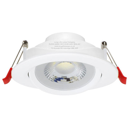 9W LED Recessed Downlight – Cool White, Adjustable