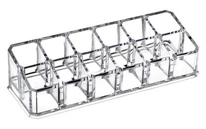 Cosmetic Clear Make Up Organiser Acrylic 12 Sections for Lipstick Lip gloss Nail Polish M8206 - Energy Light Bulbs - Free delivery on all orders