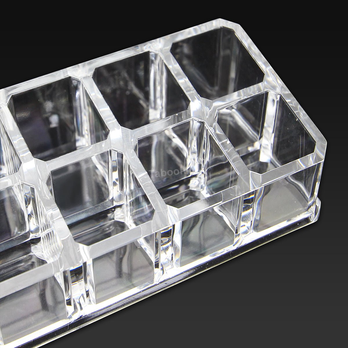 Cosmetic Clear Make Up Organiser Acrylic 12 Sections for Lipstick Lip gloss Nail Polish M8206 - Energy Light Bulbs - Free delivery on all orders