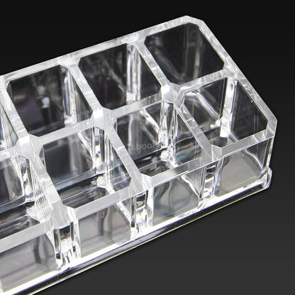 Cosmetic Clear Make Up Organiser Acrylic 12 Sections for Lipstick Lip gloss Nail Polish M8206 - Energy Light Bulbs - Free delivery on all orders
