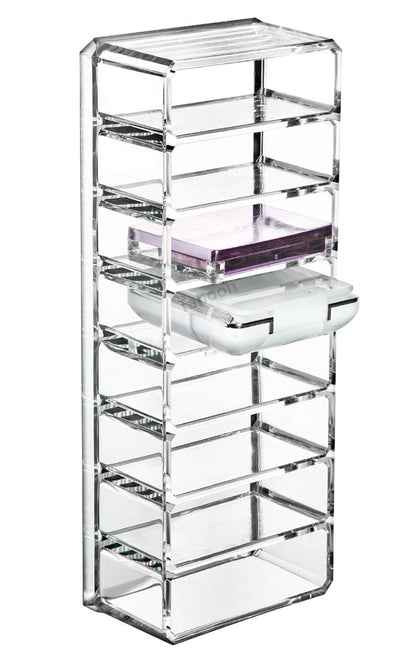 Cosmetic Clear Make Up Organiser Acrylic 8 Sections for Eye Shadow Palette Face Powder M8113 - Energy Light Bulbs - Free delivery on all orders