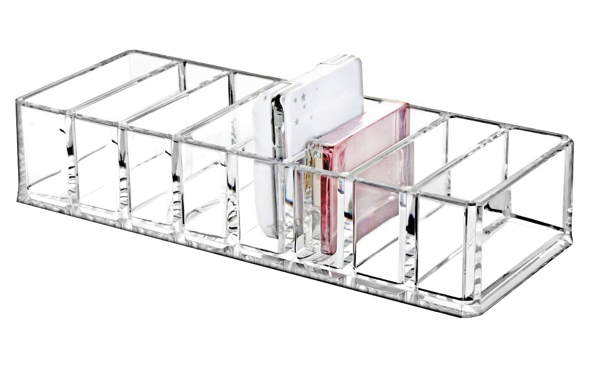Cosmetic Clear Make Up Organiser Acrylic 8 Sections for Eye Shadow Palette Face Powder M8113 - Energy Light Bulbs - Free delivery on all orders