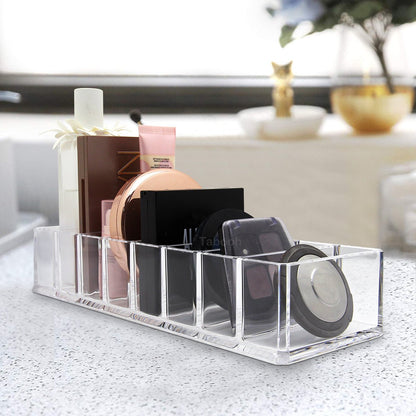 Cosmetic Clear Make Up Organiser Acrylic 8 Sections for Eye Shadow Palette Face Powder M8113 - Energy Light Bulbs - Free delivery on all orders