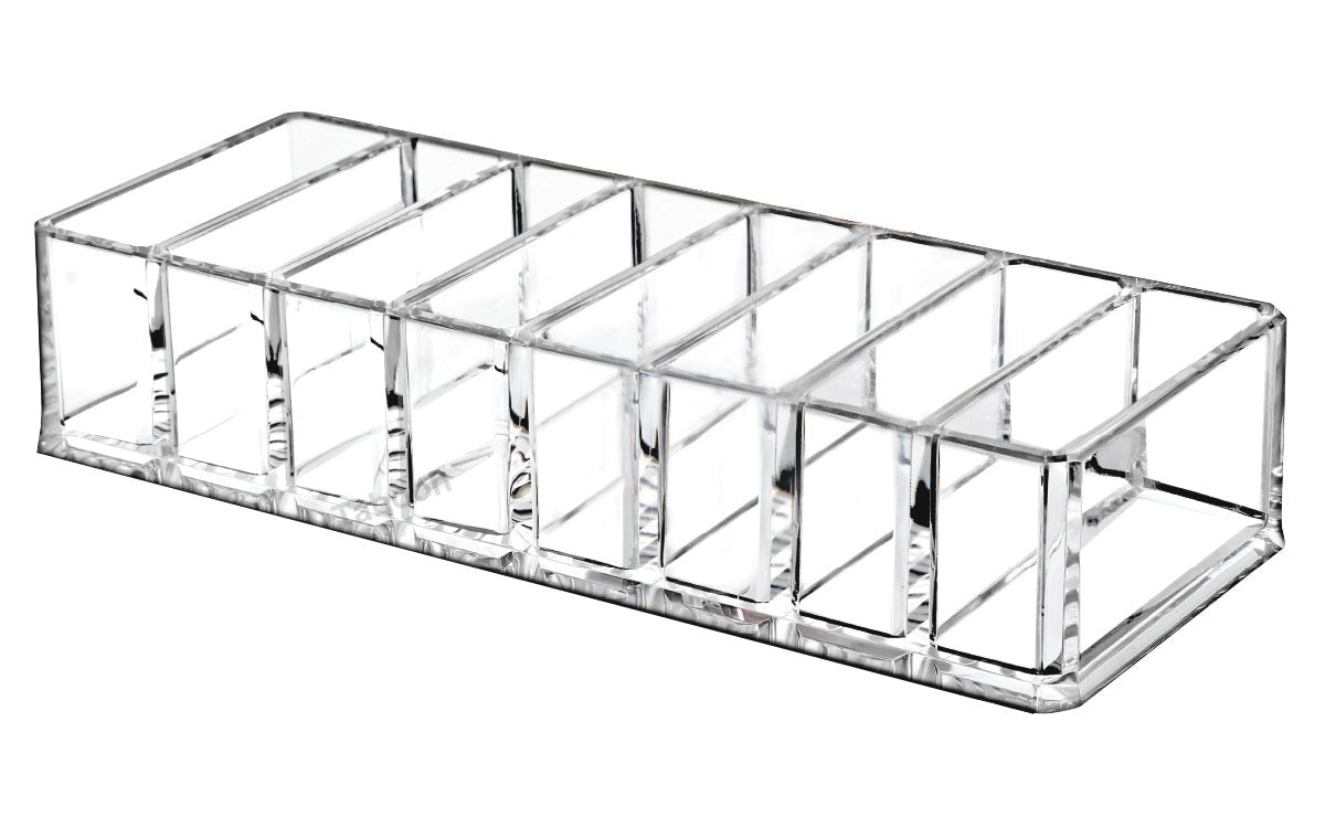 Cosmetic Clear Make Up Organiser Acrylic 8 Sections for Eye Shadow Palette Face Powder M8113 - Energy Light Bulbs - Free delivery on all orders
