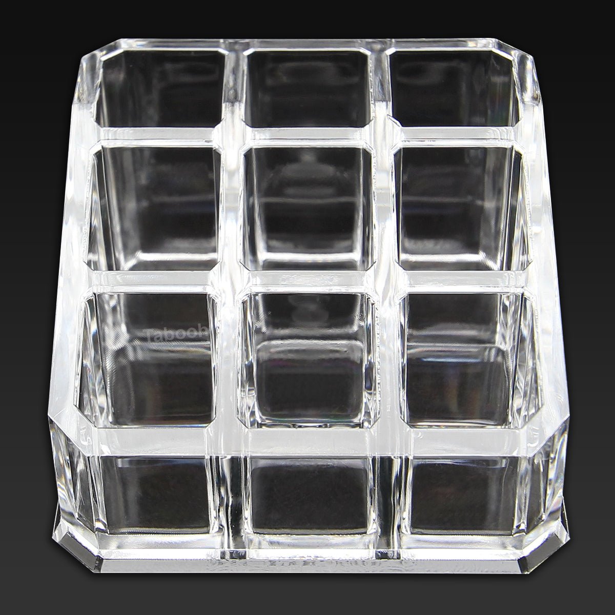 Cosmetic Clear Make Up Organiser Acrylic 9 Sections for Lipstick Lip gloss Nail Polish M8203 - Energy Light Bulbs - Free delivery on all orders