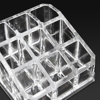 Cosmetic Clear Make Up Organiser Acrylic 9 Sections for Lipstick Lip gloss Nail Polish M8203 - Energy Light Bulbs - Free delivery on all orders