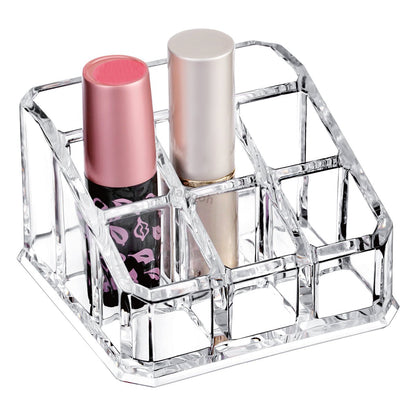 Cosmetic Clear Make Up Organiser Acrylic 9 Sections for Lipstick Lip gloss Nail Polish M8203 - Energy Light Bulbs - Free delivery on all orders
