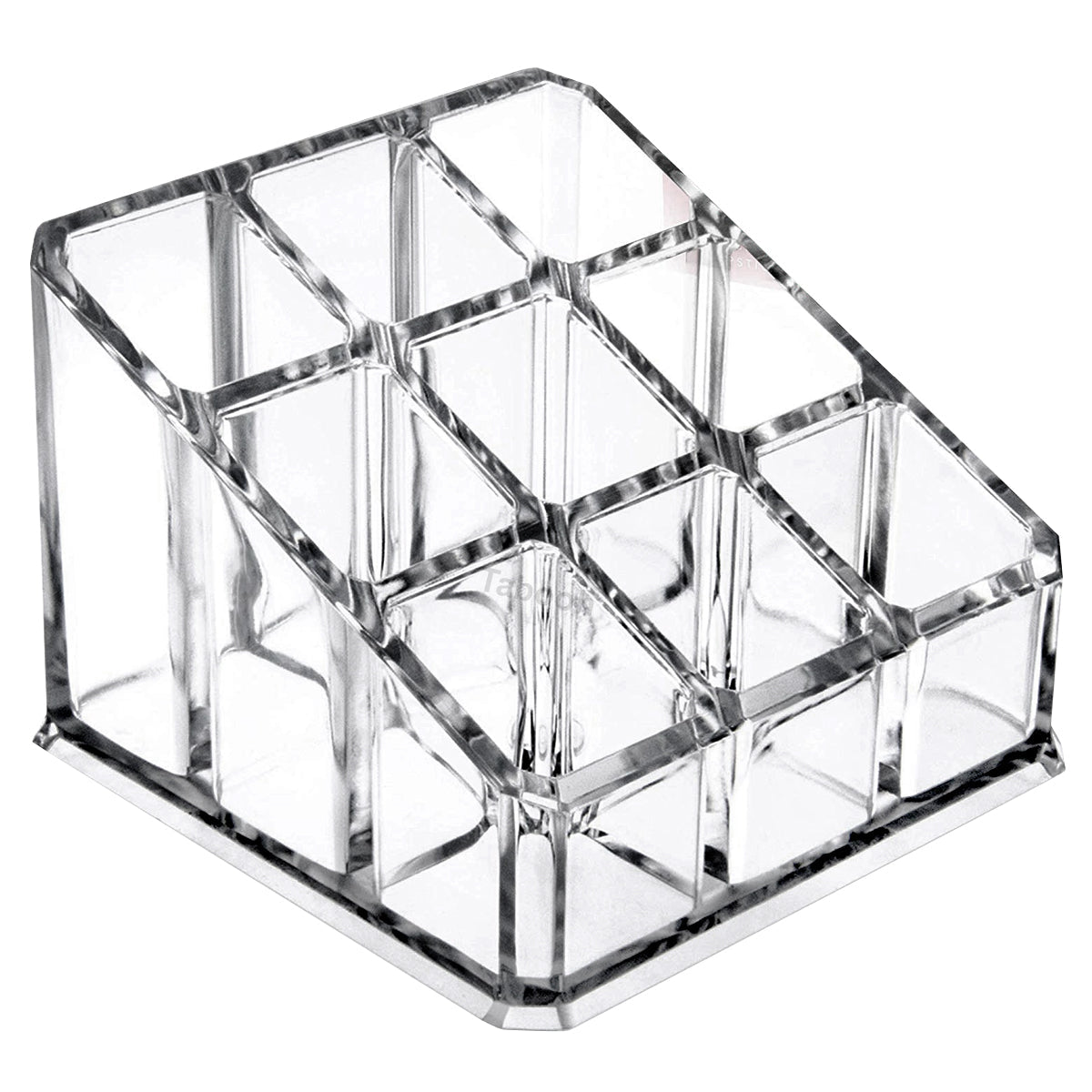 Cosmetic Clear Make Up Organiser Acrylic 9 Sections for Lipstick Lip gloss Nail Polish M8203 - Energy Light Bulbs - Free delivery on all orders