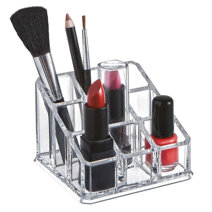 Cosmetic Clear Make Up Organiser Acrylic 9 Sections for Lipstick Lip gloss Nail Polish M8203 - Energy Light Bulbs - Free delivery on all orders
