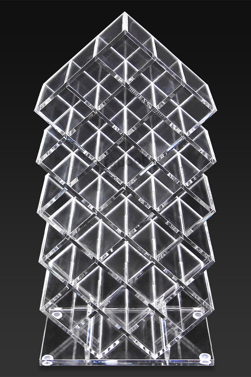 Cosmetic Clear Make Up Organiser Storage Palette Acrylic Stand 28 Holders CY001 - Energy Light Bulbs - Free delivery on all orders