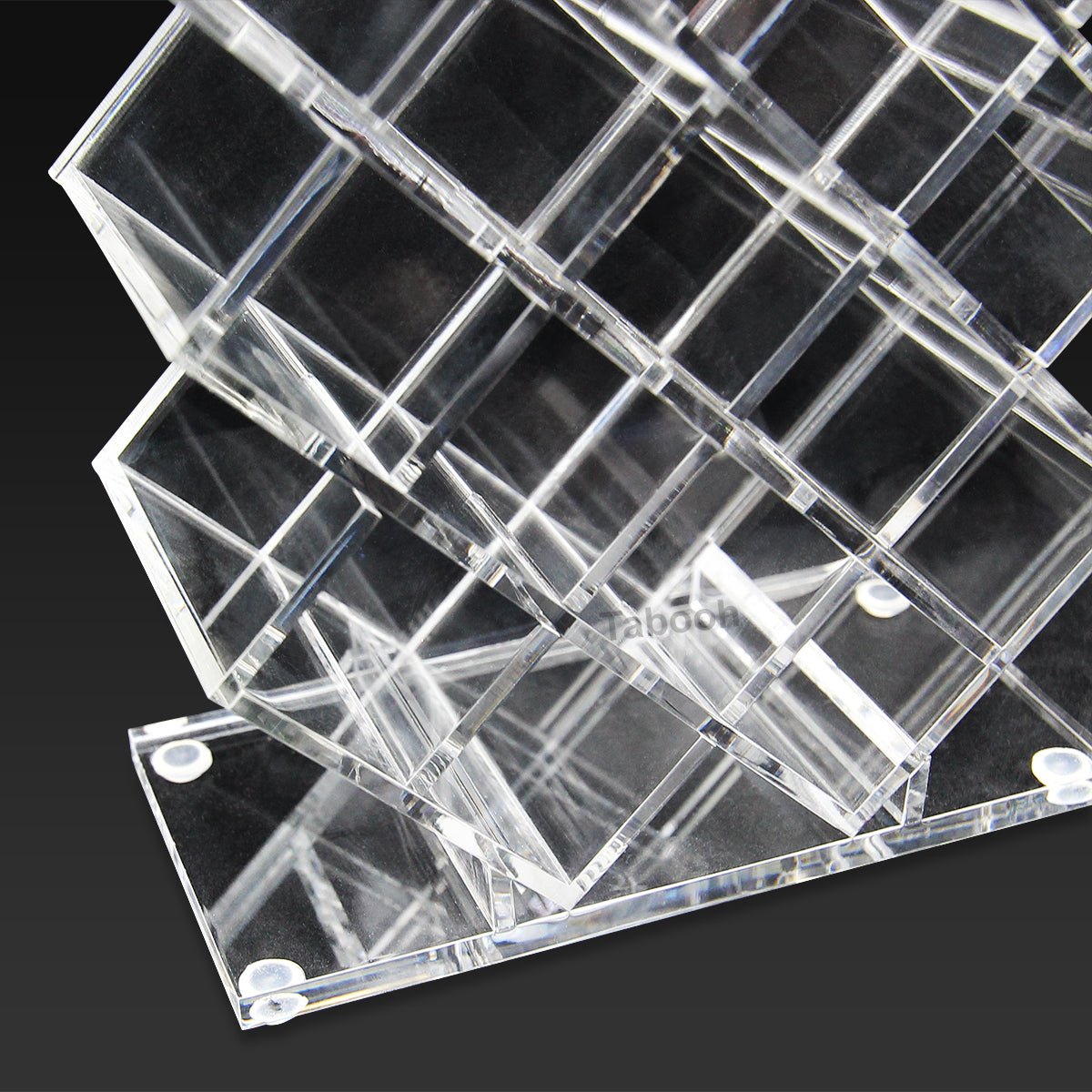 Cosmetic Clear Make Up Organiser Storage Palette Acrylic Stand 28 Holders CY001 - Energy Light Bulbs - Free delivery on all orders