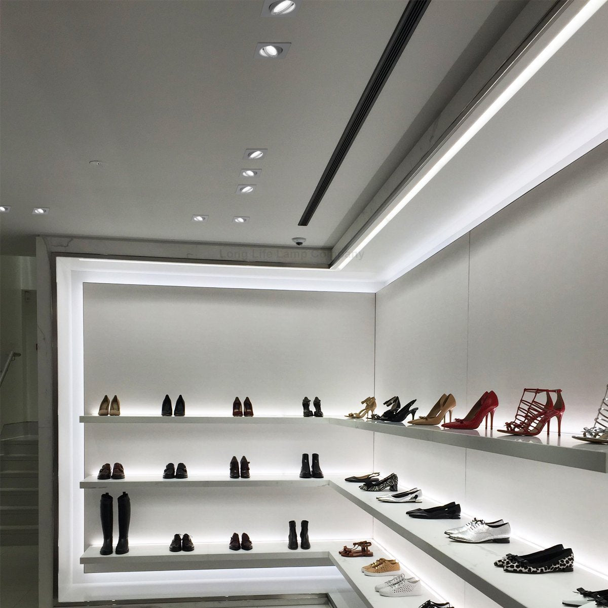 Daylight White 6.5w Adjustable LED Recessed Ceiling Downlights Square CLS8 - Energy Light Bulbs - Free delivery on all orders