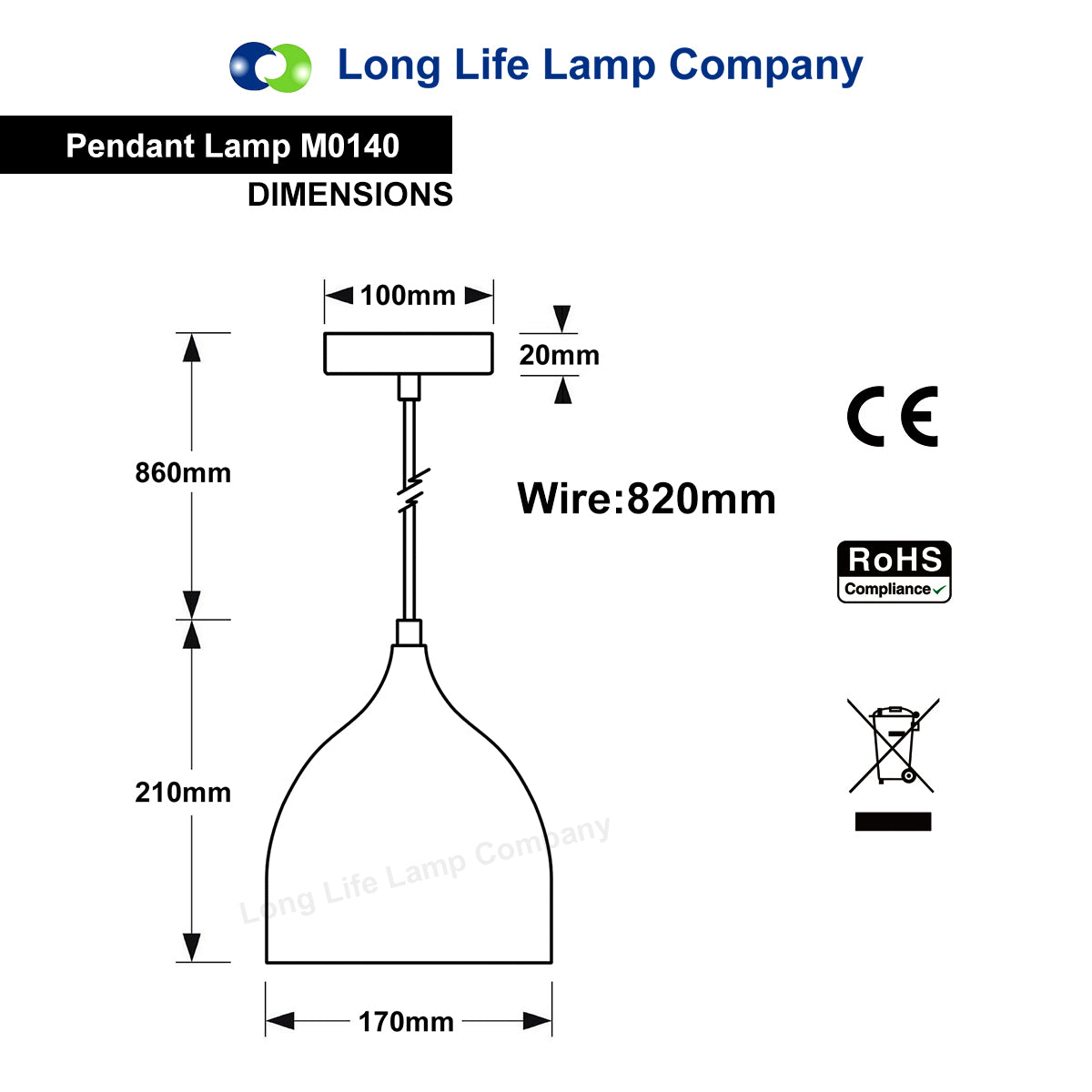 Minimalist Modern Pendant Ceiling Light Black Shade - Free delivery on all orders