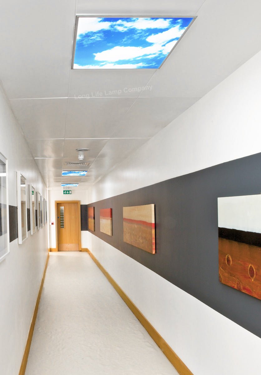 Dimmable 40w Sky LED Recessed Ceiling Panel 600 X 600 Cloud Scene SKY01 With Dimmable Transformer - Energy Light Bulbs - Free delivery on all orders
