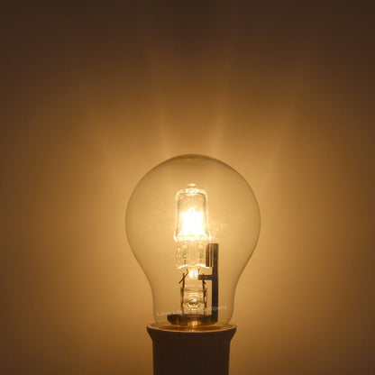 Dimmable GLS Halogen Energy Saving Light Bulbs B22 Cap 28w Or 42w - Energy Light Bulbs - Free delivery on all orders