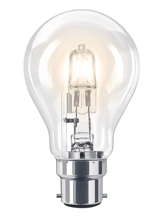 Dimmable GLS Halogen Energy Saving Light Bulbs B22 Cap 28w Or 42w - Energy Light Bulbs - Free delivery on all orders
