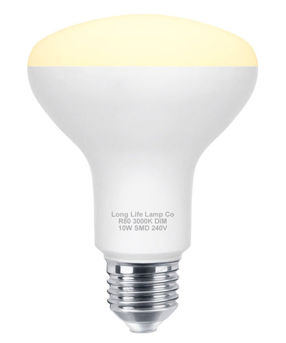 Dimmable R80 LED 10w E27 Replacment for Reflector 3000K - Energy Light Bulbs - Free delivery on all orders