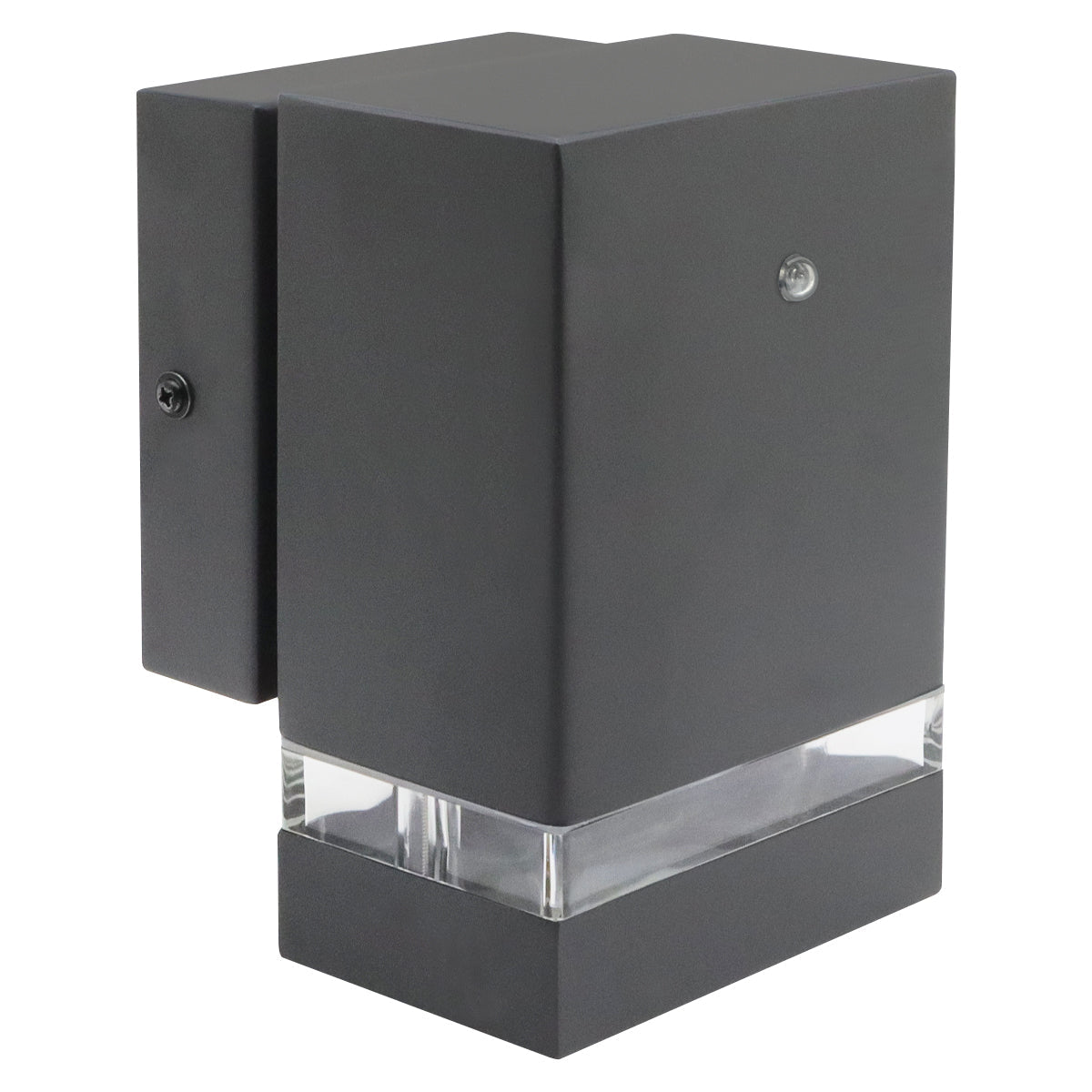 Downward Outdoor Dusk Till Dawn Wall Light IP44 Anthracite Black Automatic Sensor - Energy Light Bulbs - Free delivery on all orders