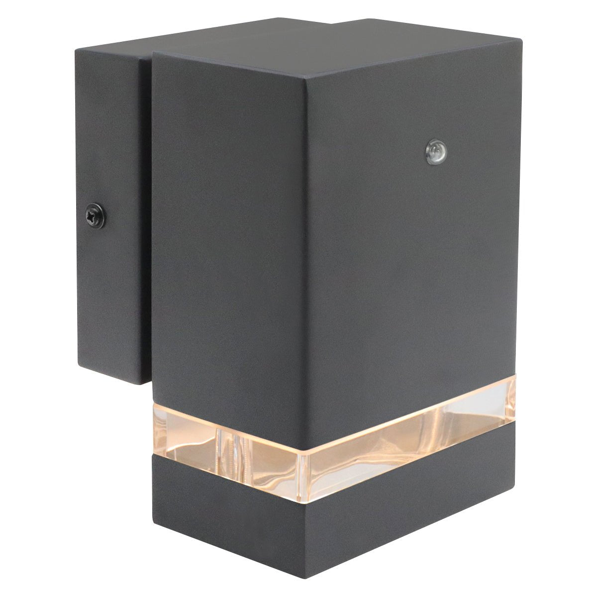Downward Outdoor Dusk Till Dawn Wall Light IP44 Anthracite Black Automatic Sensor - Energy Light Bulbs - Free delivery on all orders